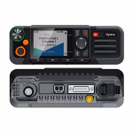 Radio móvil DMR UHF, 350-470 MHz, 1024 Canales, 64 Zonas, 256 Canales por zona, GNSS /GPS/GLONASS, Audio BT, Datos BT,  ip64, Convencional analógico y digital, Trunking digital. - Imagen 2