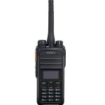 Radio portátil DMR UHF, Display, Teclado DTMF, 256 Canales, 3 Zonas, 4 W, 400-470 MHz, TIER 2, GPS, Bluetooth, Pseudo Trunk