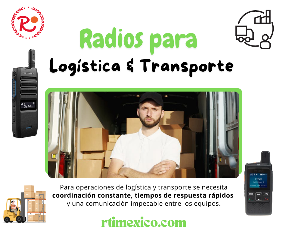 Radios para Logística y Transporte
