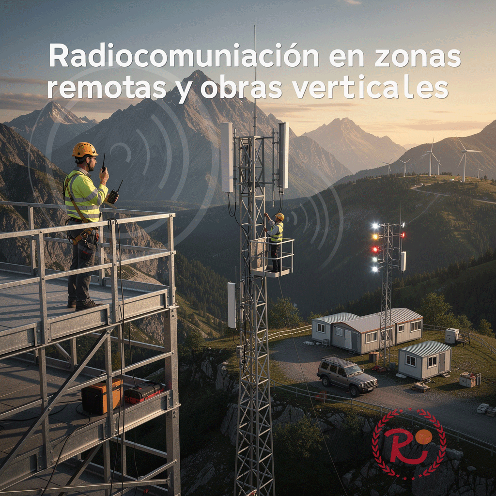 Comunicación en zonas remotas y obras verticales