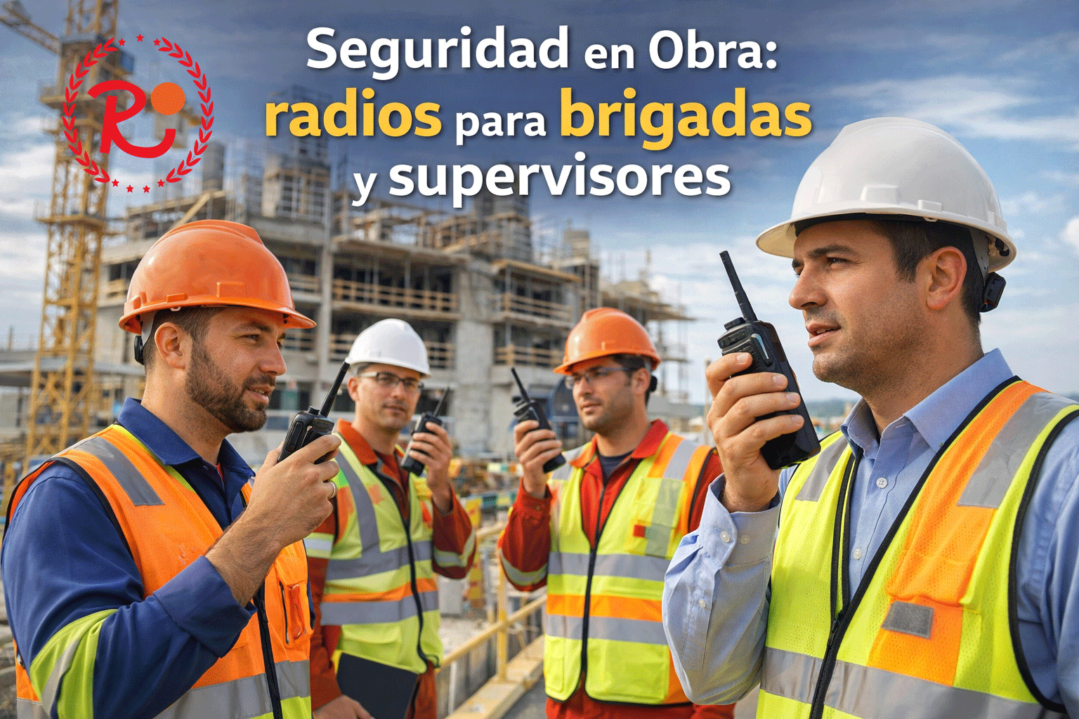 eguridad en obra: radios para brigadas y supervisores