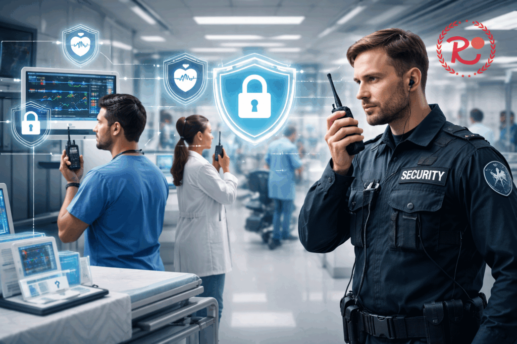 Protocolos de seguridad y privacidad al usar radios en hospitales
