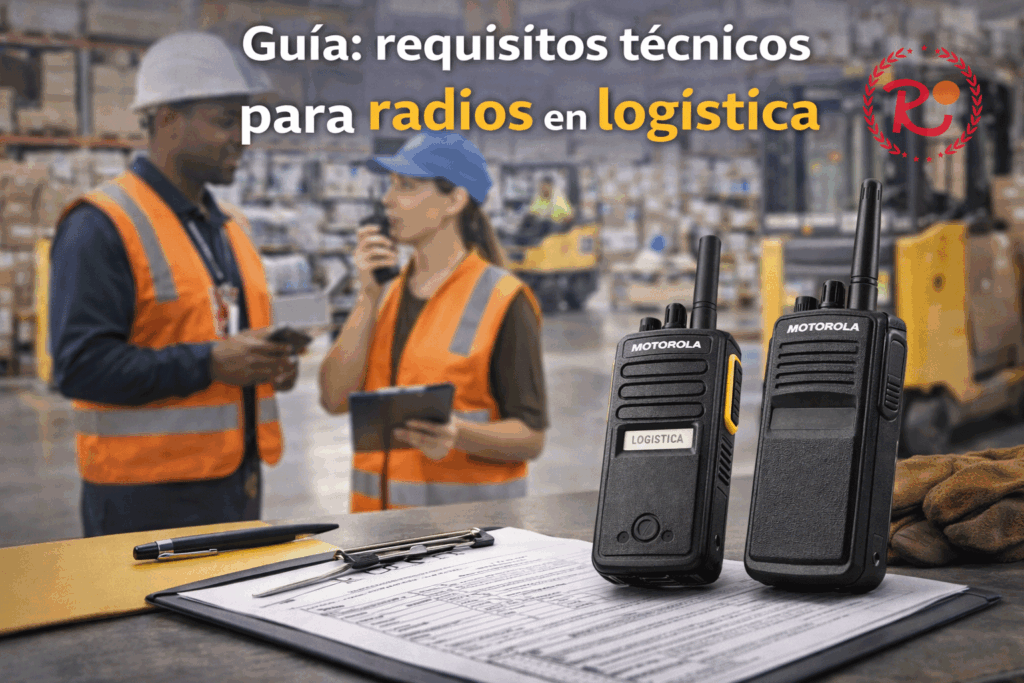 Requisitos técnicos para radios de logística